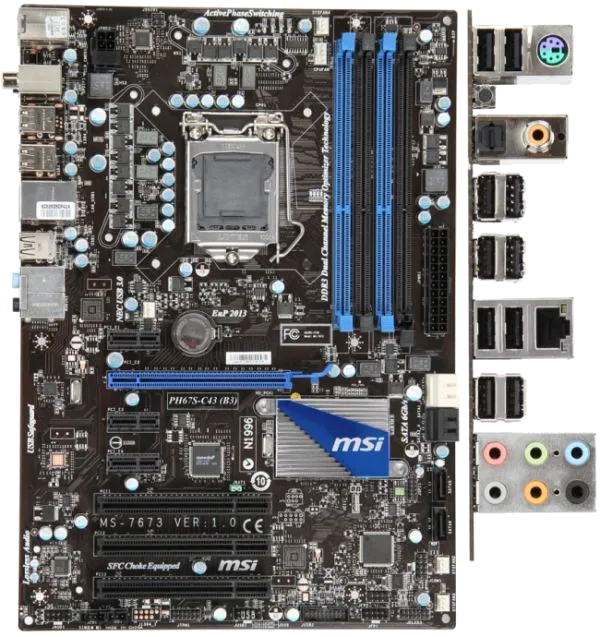 материнской платы MSI PH67S-C43 (B3)