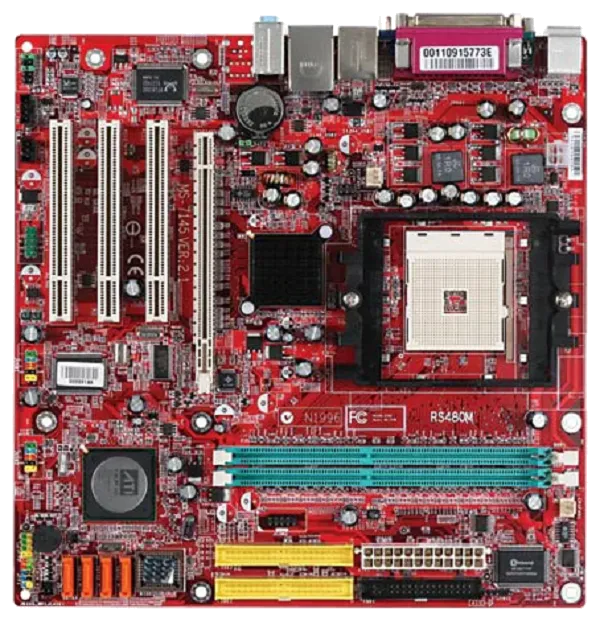 материнской платы MSI RS482M-L