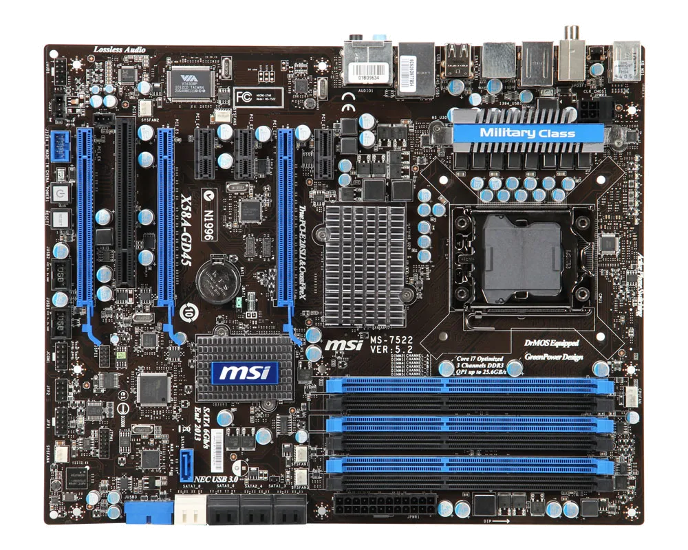 материнской платы MSI X58A-GD45