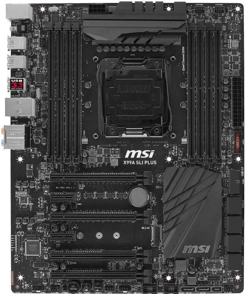 материнской платы MSI X99A SLI PLUS