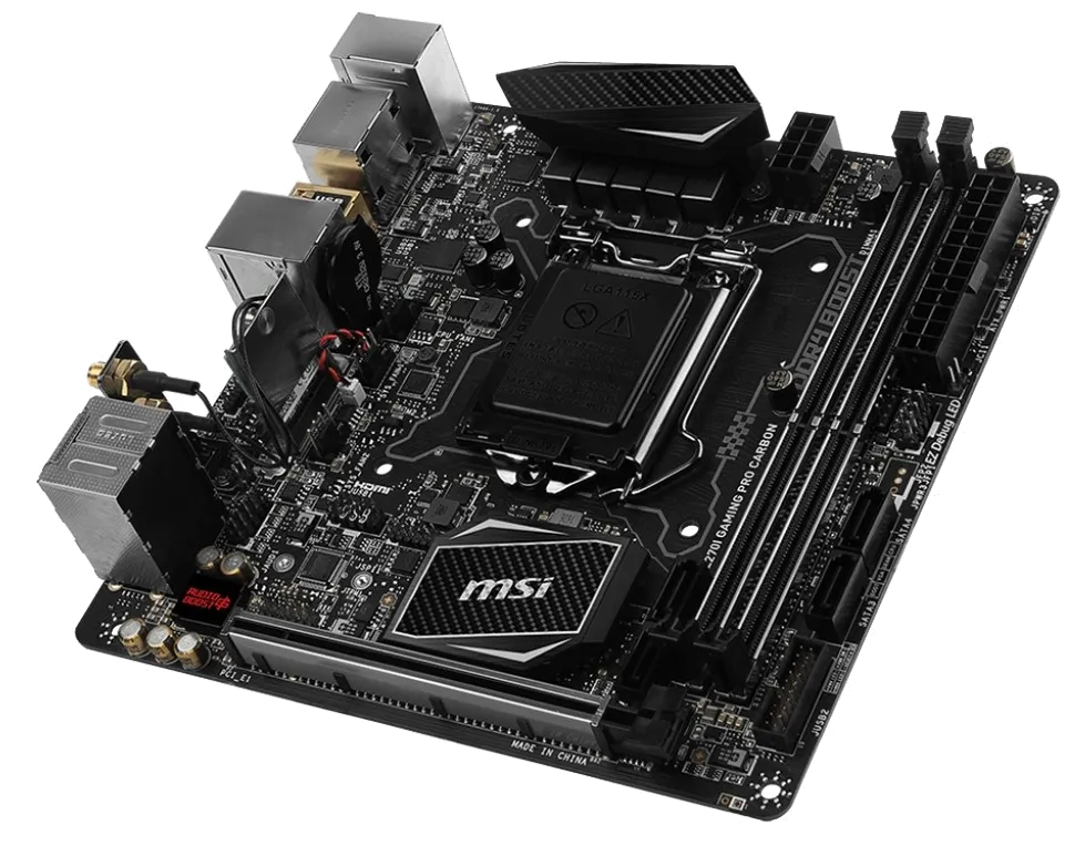 материнской платы MSI Z270I GAMING PRO CARBON AC