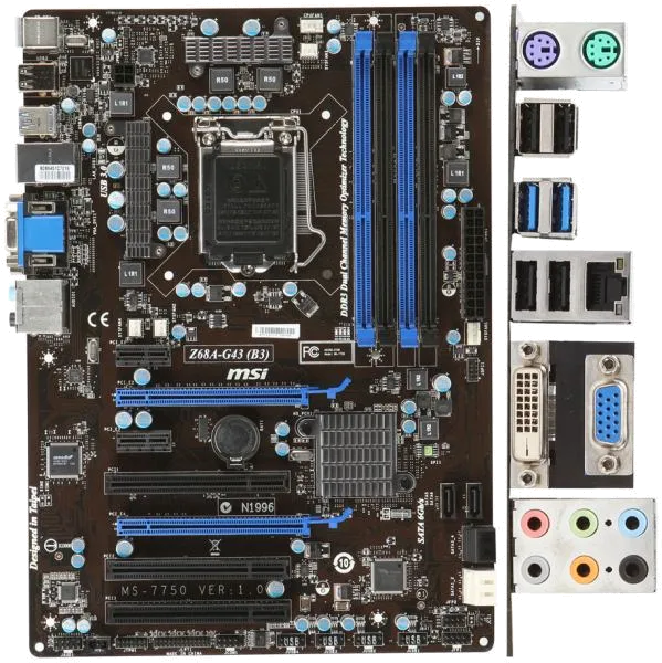 материнской платы MSI Z68A-G43 (G3)