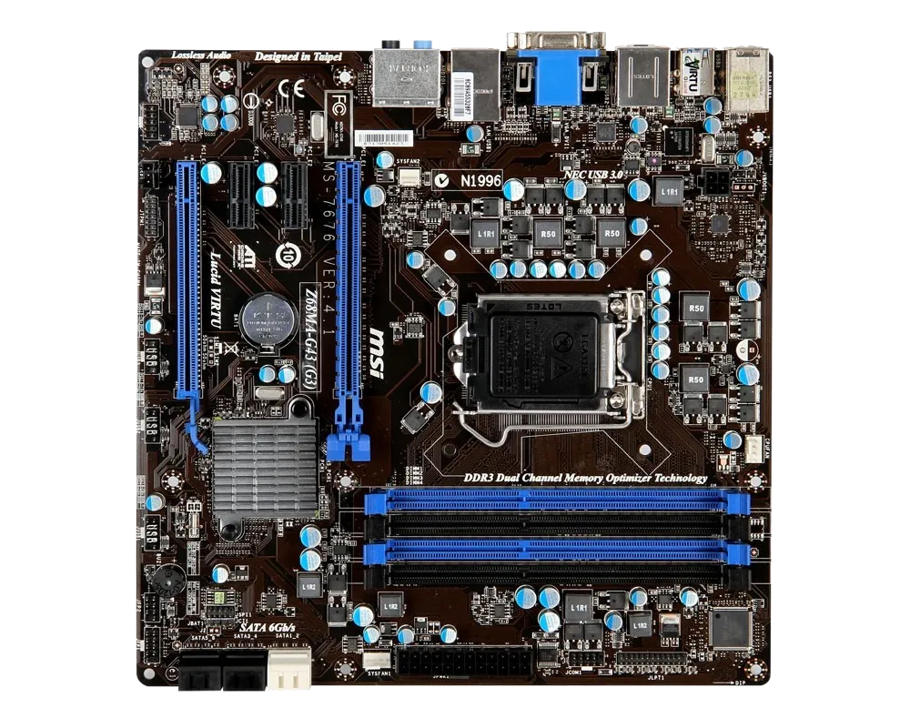 материнской платы MSI Z68MA-G43 (G3)