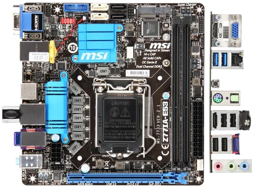 материнской платы MSI Z77IA-E53