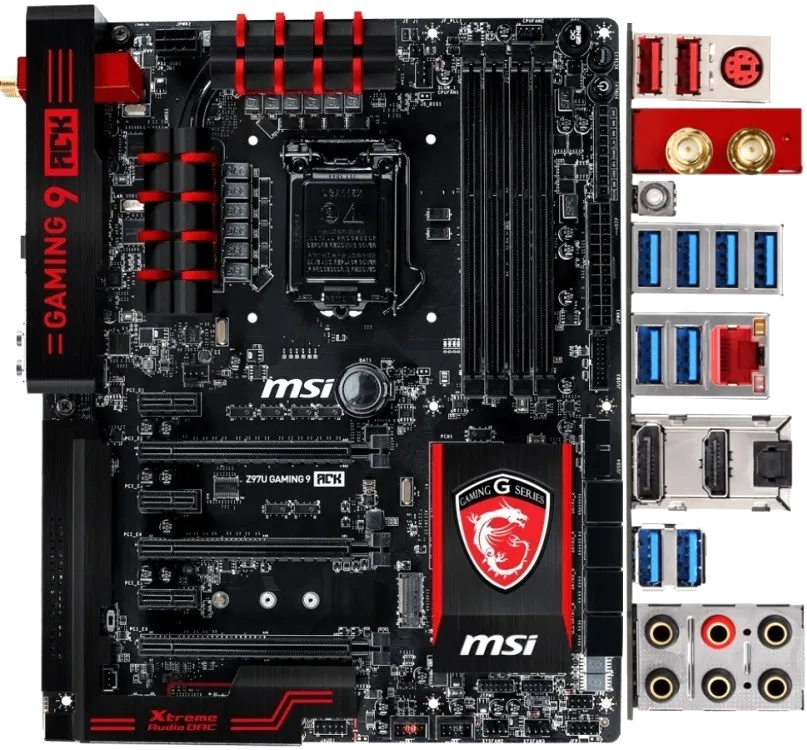 материнской платы MSI Z97A GAMING 9 ACK