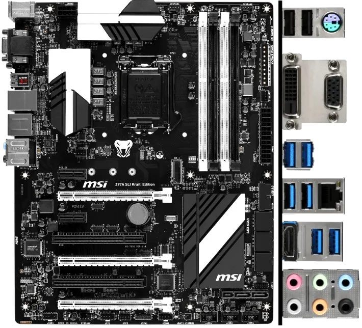 материнской платы MSI Z97A SLI Krait Edition